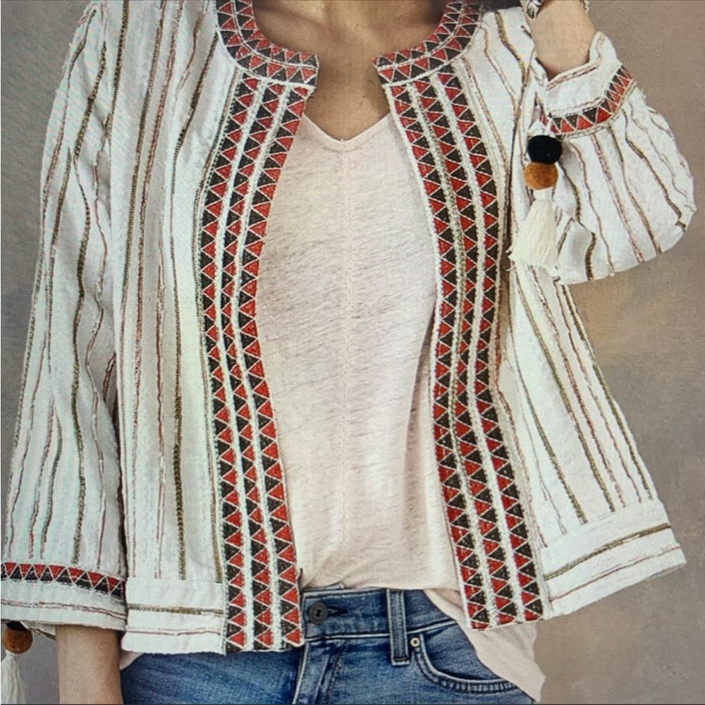Johnny Was Cropped Jacket